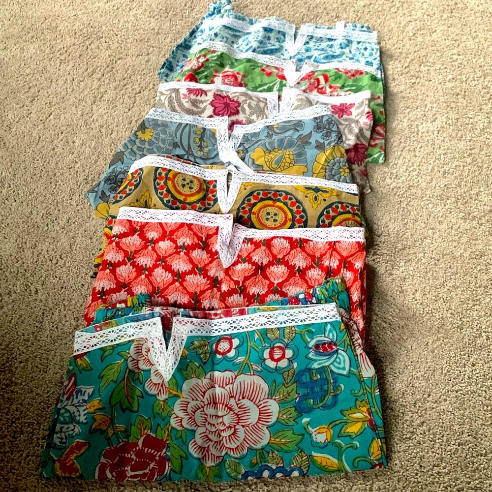 Colorful 100% cotton lounge shorts